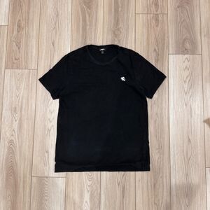 Express Basic Black Tee Minimalist Embroidered Logo Shirt Men’s Medium